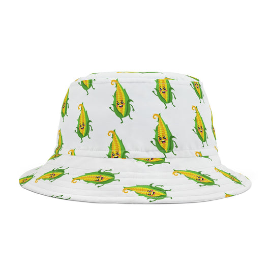 Funny Corn Pattern Bucket Hat