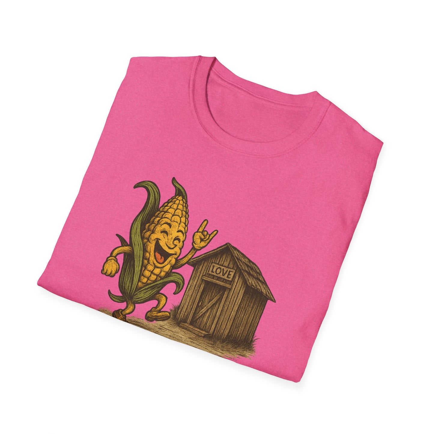 Whimsical Corn-Themed T-Shirt