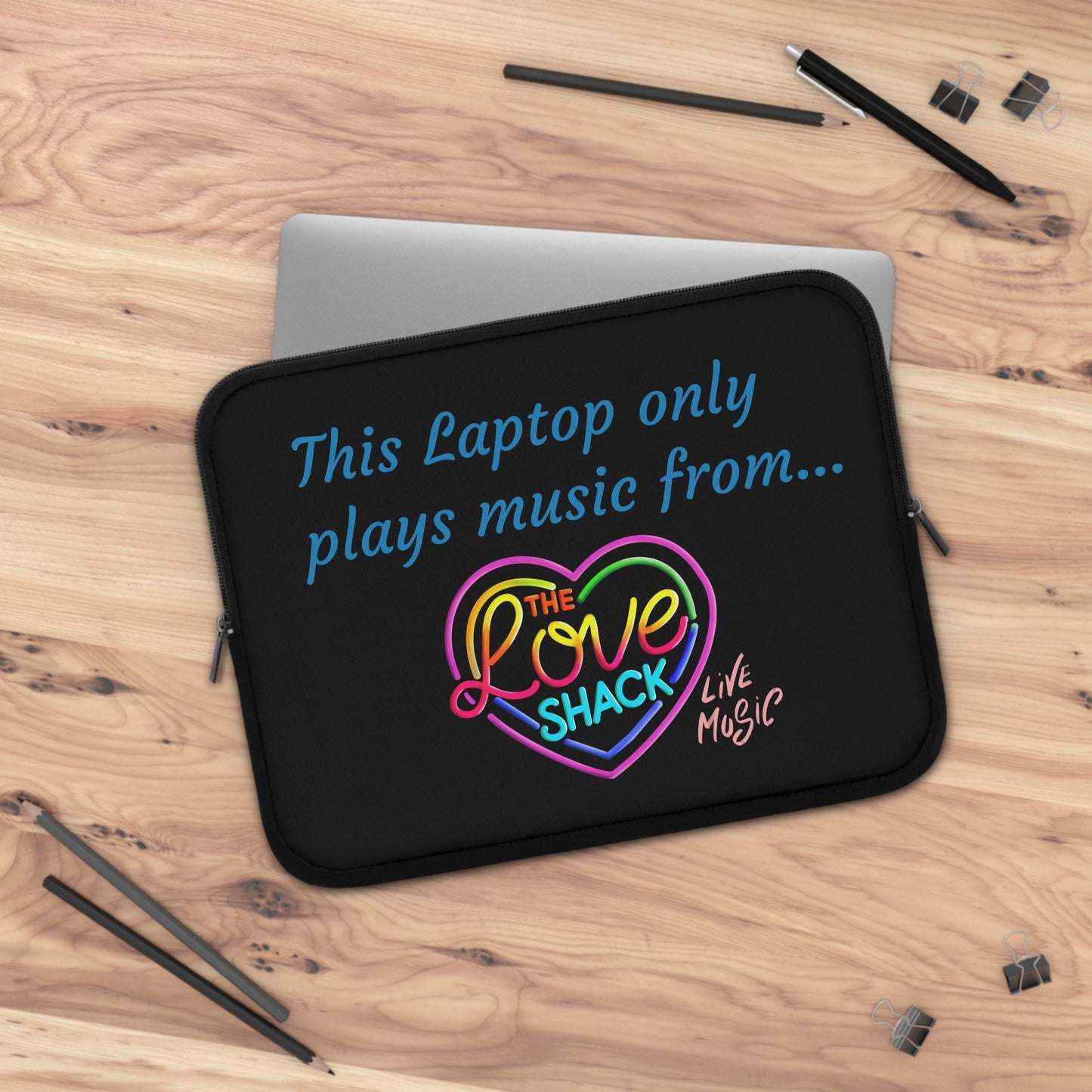Colorful Music-Themed Laptop Sleeve for Music Lovers