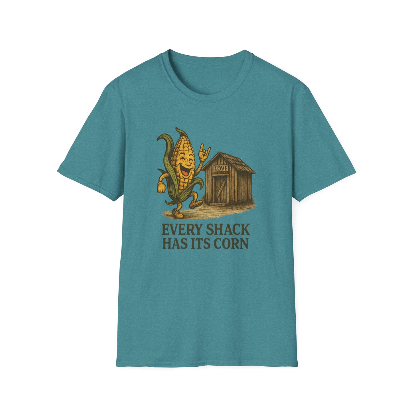 Whimsical Corn-Themed T-Shirt