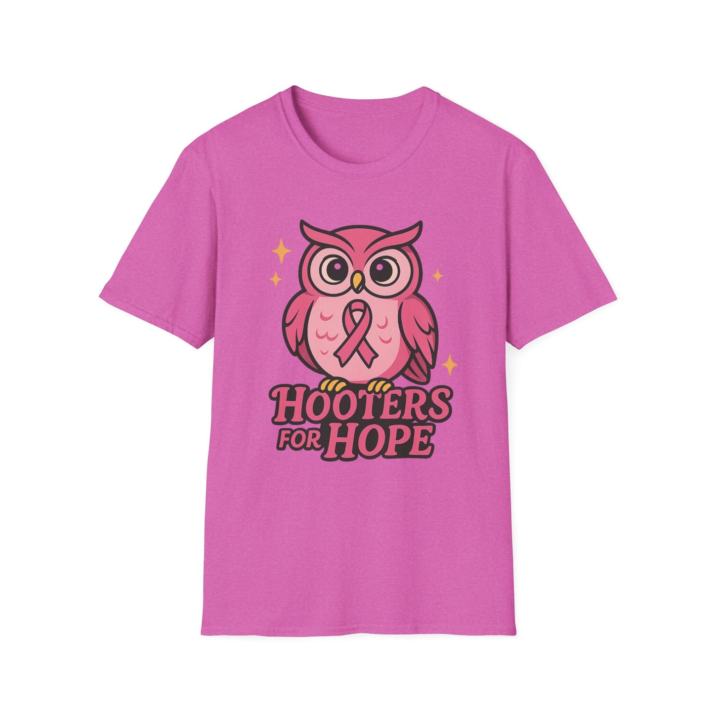 Pink Owl Breast Cancer Awareness T-Shirt