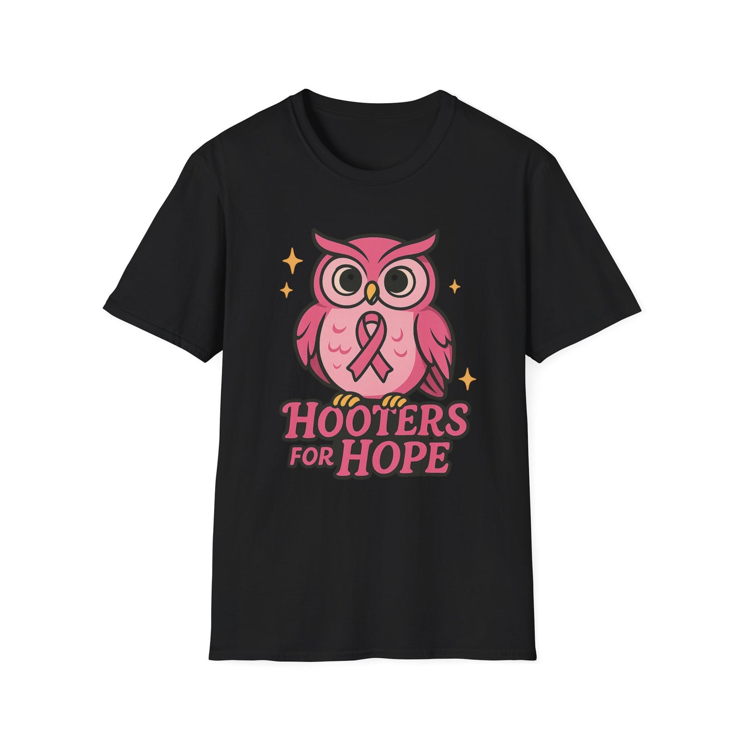 Pink Owl Breast Cancer Awareness T-Shirt