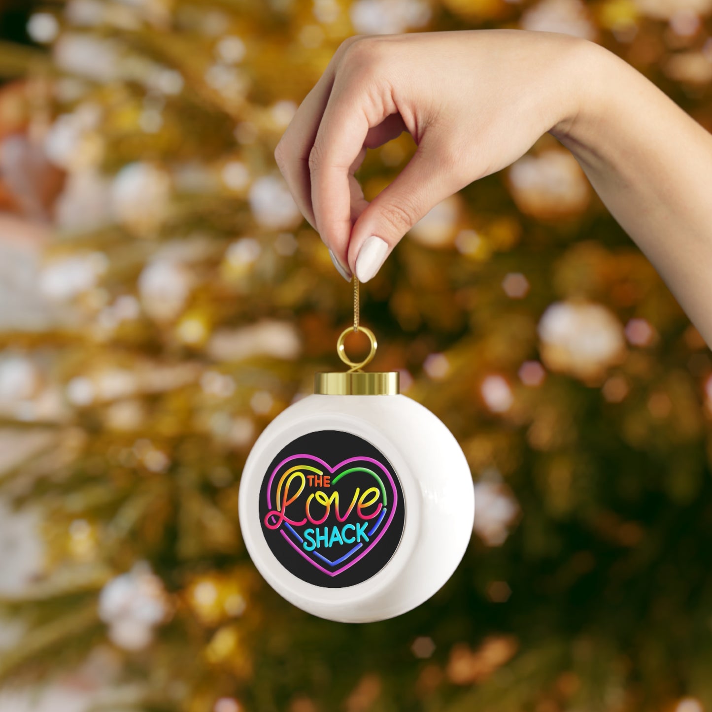 Love Shack Christmas Ornament