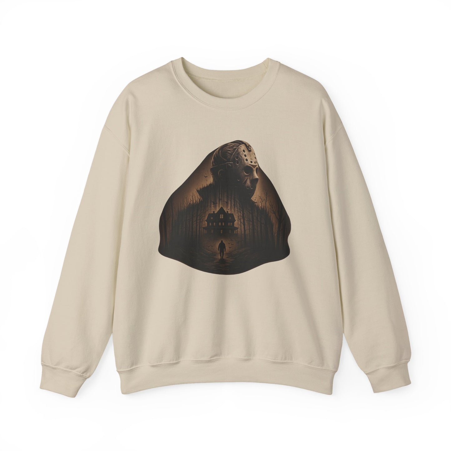 Spooky Horror Graphic Crewneck Sweatshirt