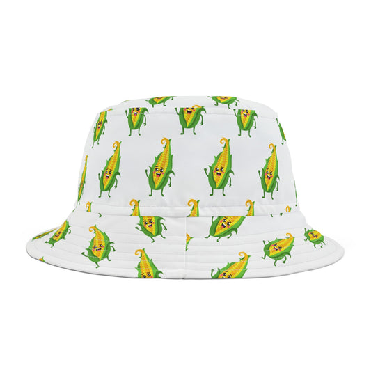 Funny Corn Pattern Bucket Hat