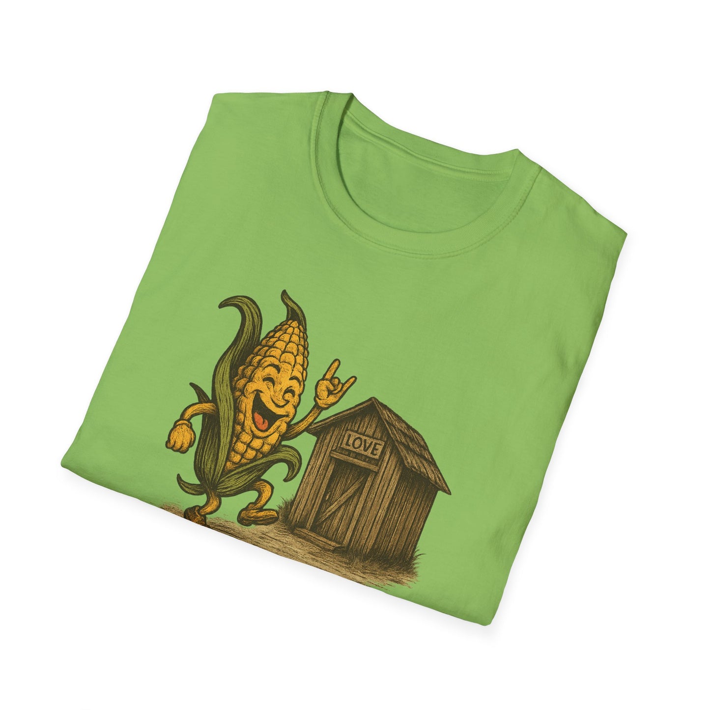 Whimsical Corn-Themed T-Shirt