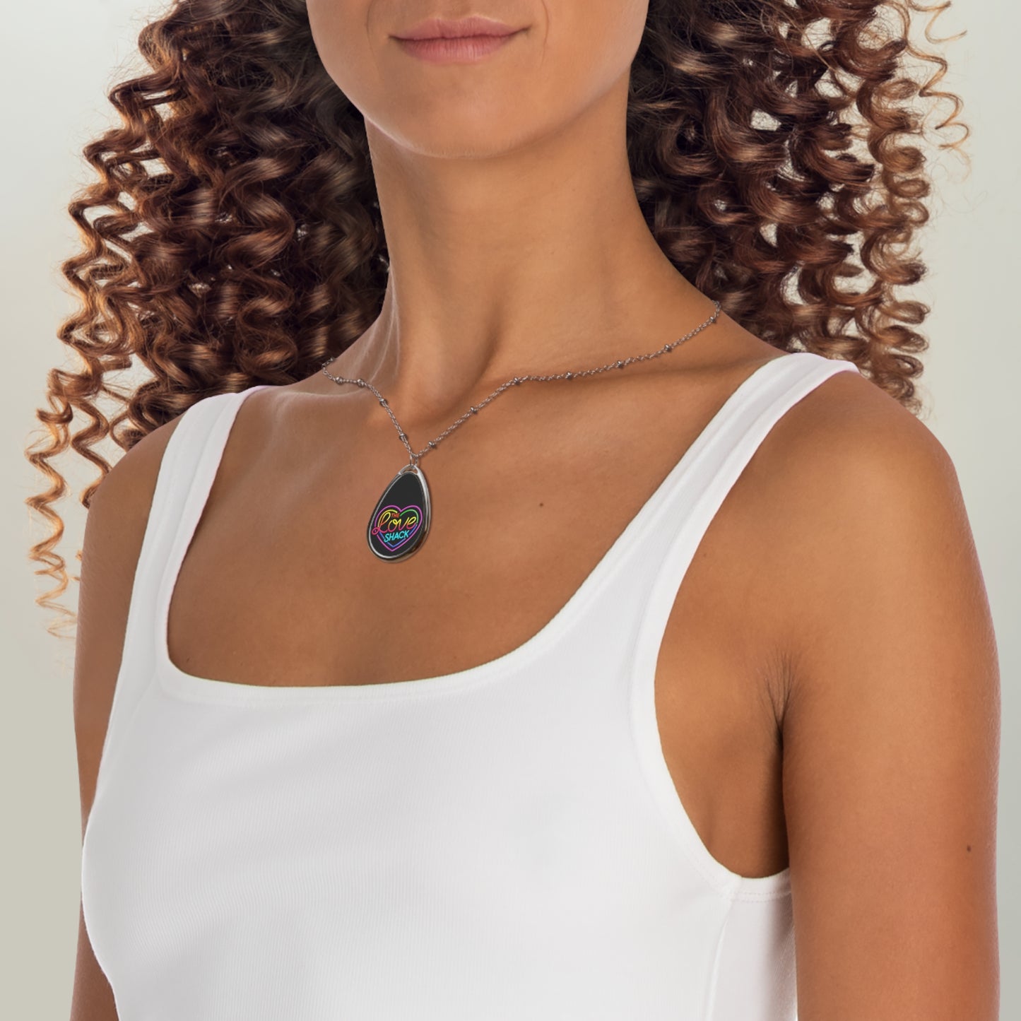 Love Shack Oval Necklace