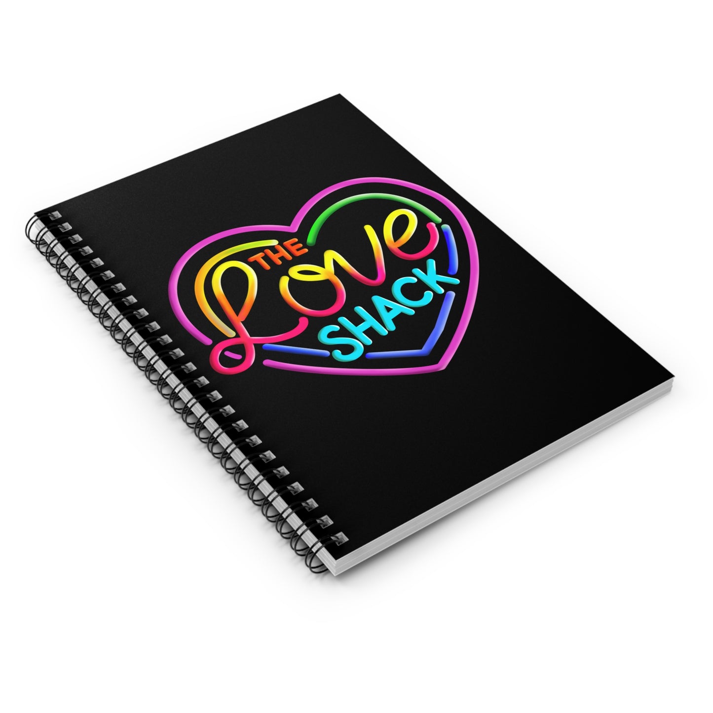 Colorful Love Shack Spiral Notebook