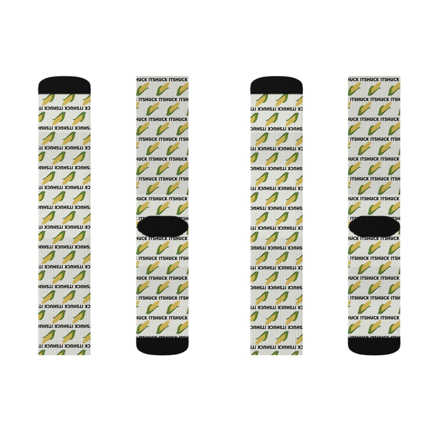 Corn-Themed Socks