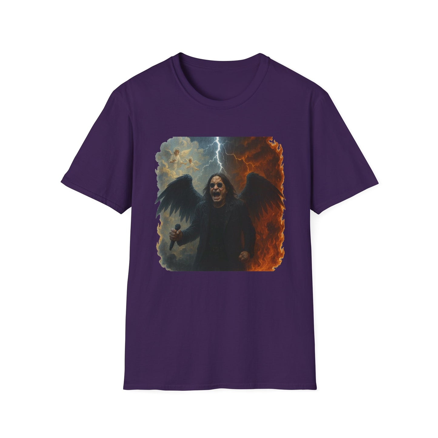 Gothic Angel T-Shirt, Edgy Graphic Tee