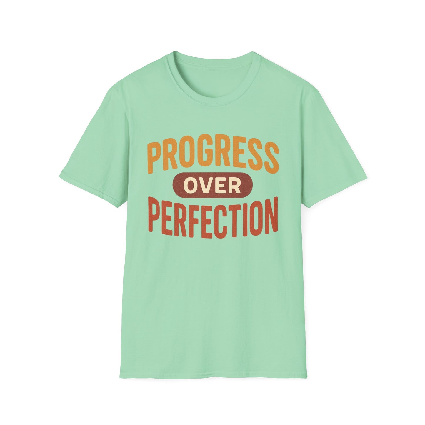 Motivational T-Shirt - Progress Over Perfection