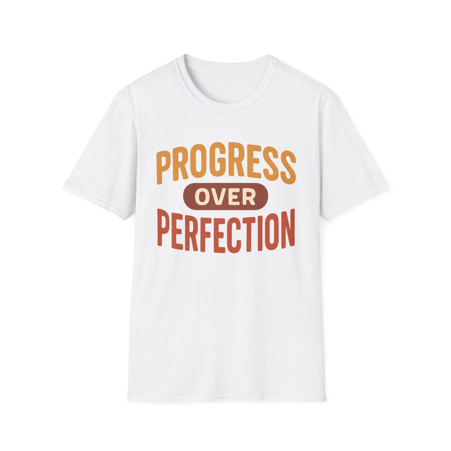 Motivational T-Shirt - Progress Over Perfection