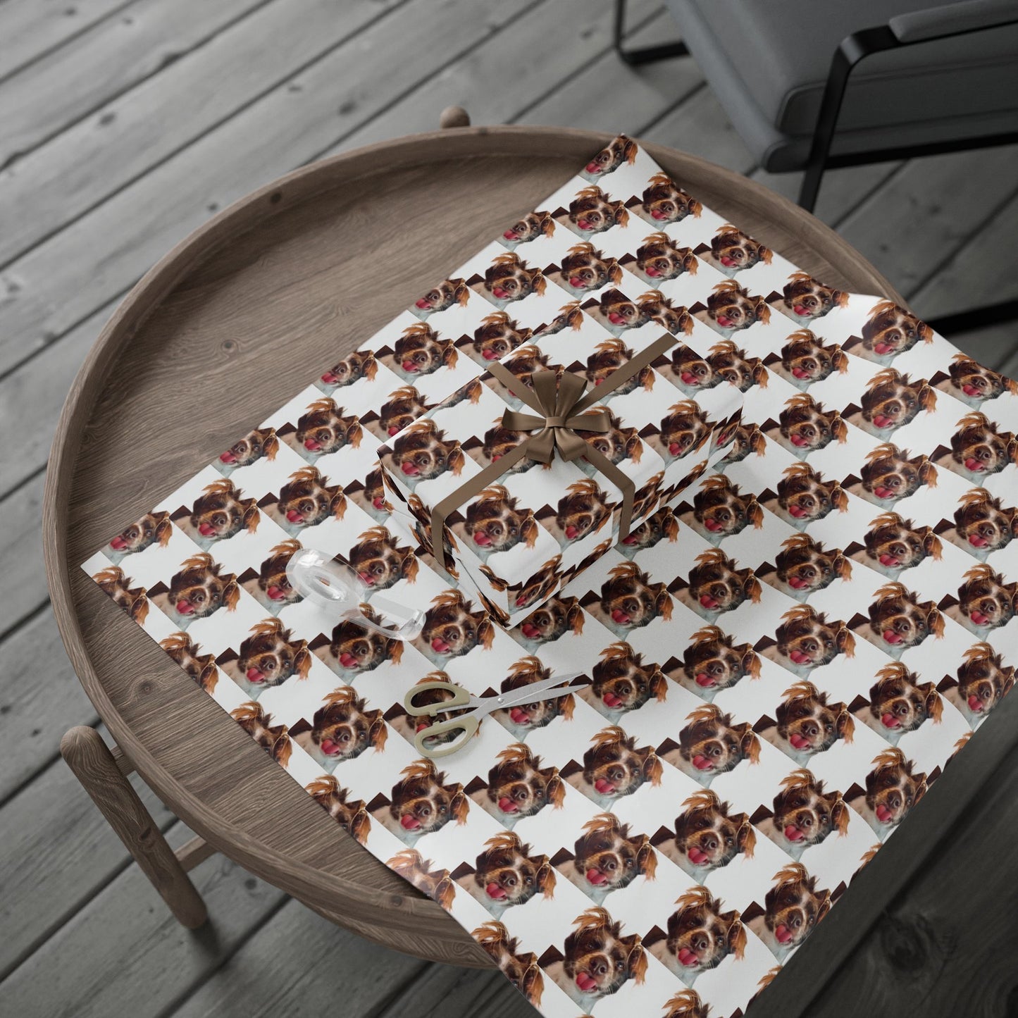 Meech- Dog-Themed Wrapping Paper
