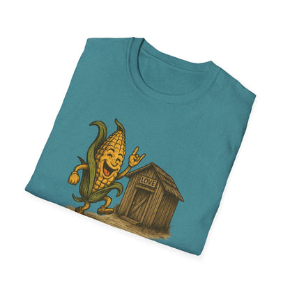 Whimsical Corn-Themed T-Shirt