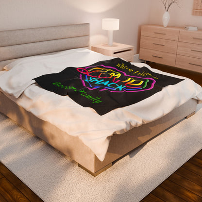Cozy Love Shack Plush Blanket