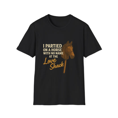I Partied on a Horse Unisex Softstyle T-Shirt
