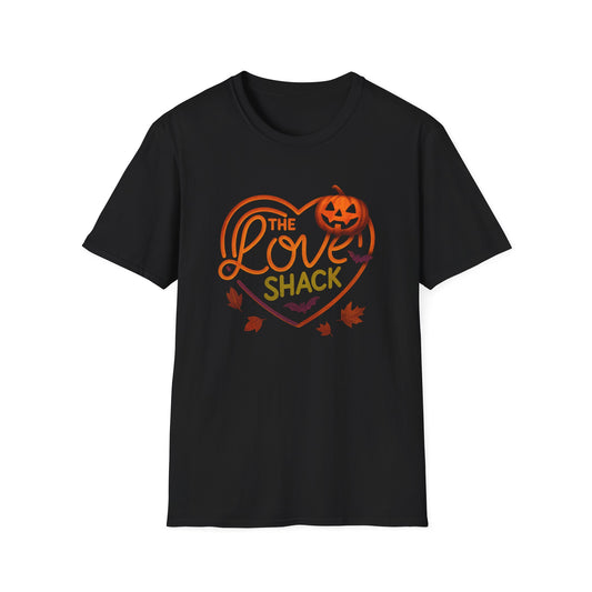 Fall-Themed Unisex T-Shirt: The Love Shack