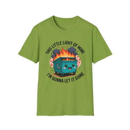 Funny Dumpster Fire Unisex T-Shirt