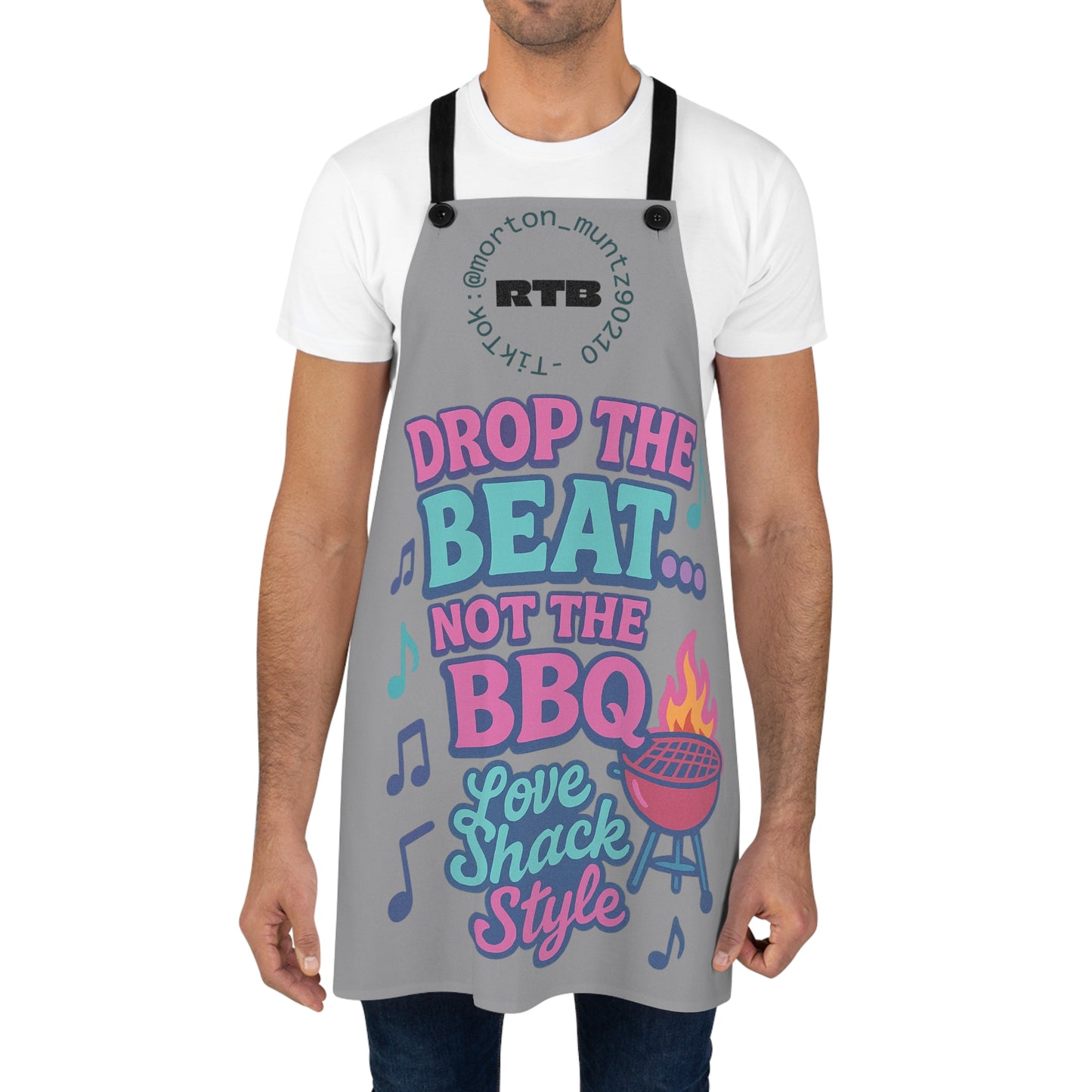 Fun BBQ Apron for Music Lovers