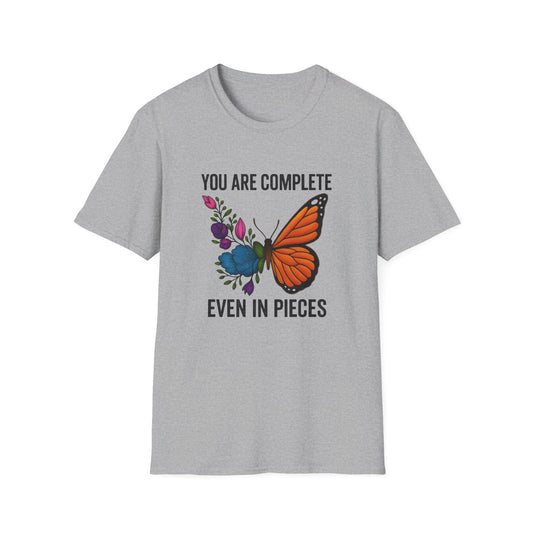 You Are Complete Even in Pieces Butterfly Unisex Softstyle T-Shirt