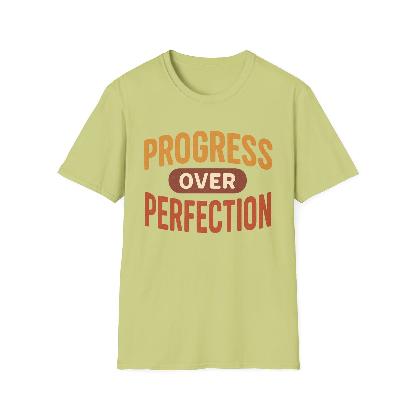 Motivational T-Shirt - Progress Over Perfection