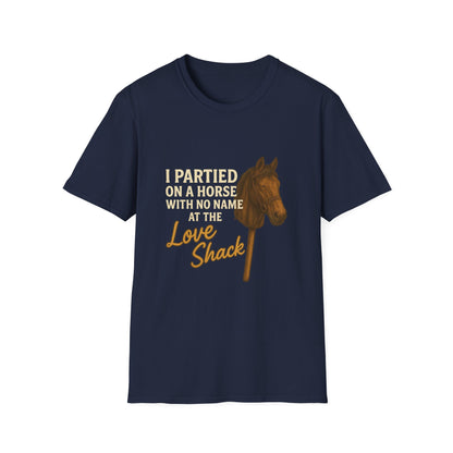 I Partied on a Horse Unisex Softstyle T-Shirt