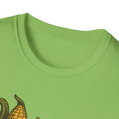Whimsical Corn-Themed T-Shirt