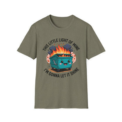 Funny Dumpster Fire Unisex T-Shirt