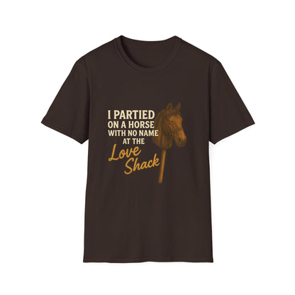 I Partied on a Horse Unisex Softstyle T-Shirt