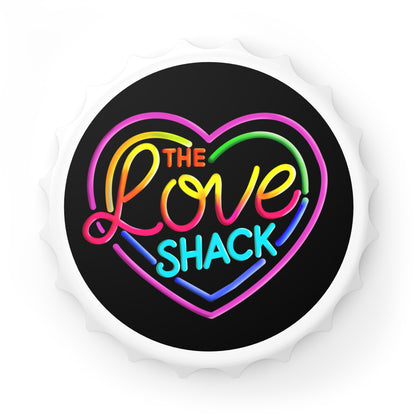 Neon Heart Bottle Opener