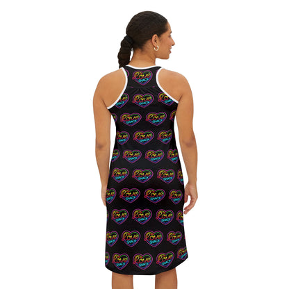 Love Shack Pattern Women's Racerback Dress