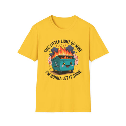 Funny Dumpster Fire Unisex T-Shirt