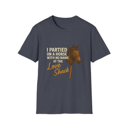 I Partied on a Horse Unisex Softstyle T-Shirt