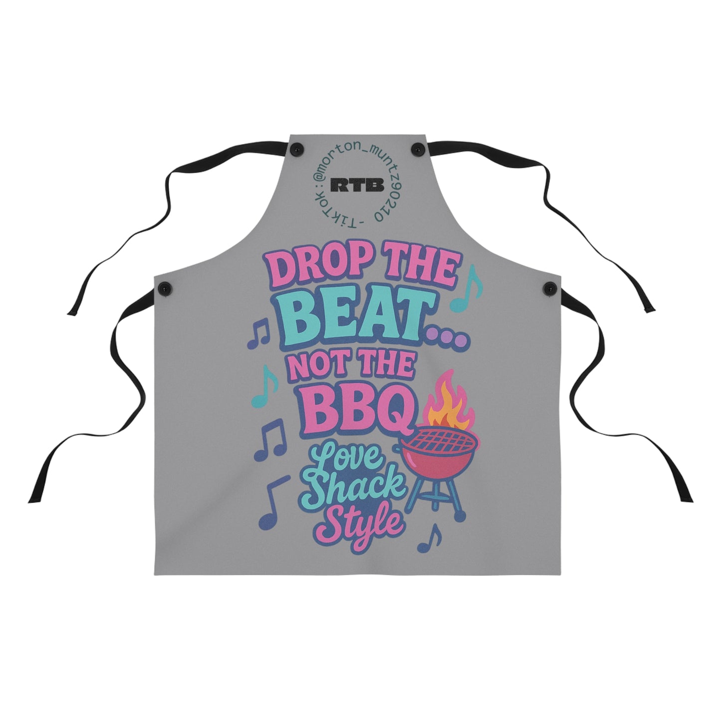 Fun BBQ Apron for Music Lovers