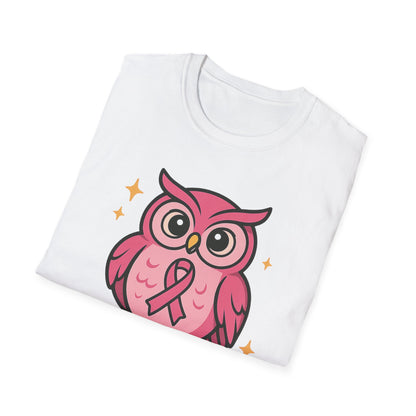 Pink Owl Breast Cancer Awareness T-Shirt