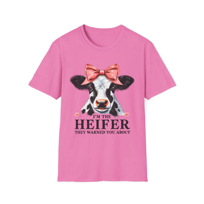 Cute Cow Graphic Tee - I'm the Heifer