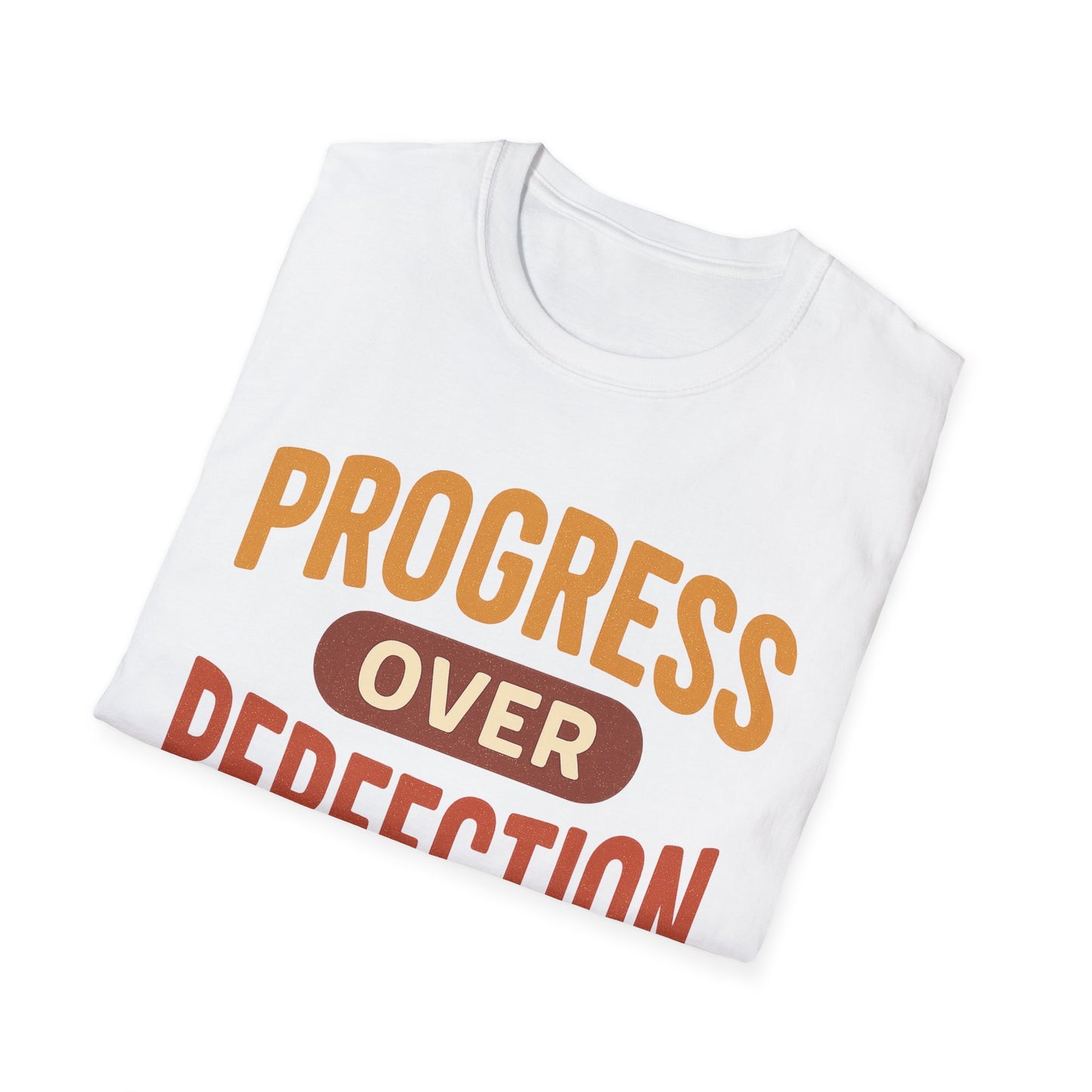 Motivational T-Shirt - Progress Over Perfection