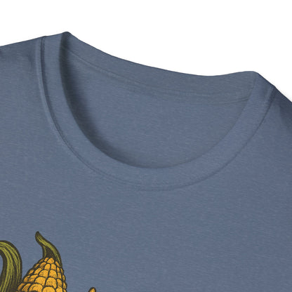 Whimsical Corn-Themed T-Shirt
