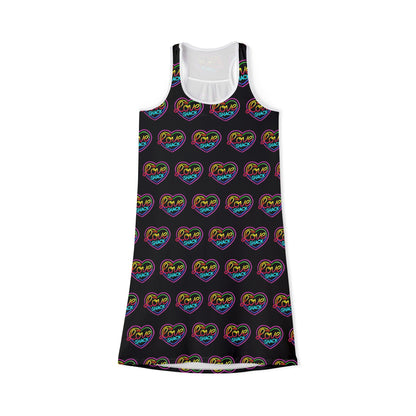 Love Shack Pattern Women's Racerback Dress