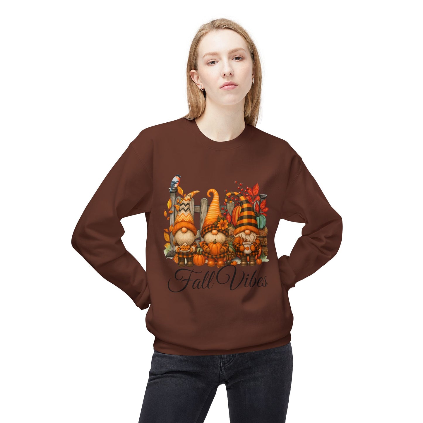 Cozy Fall Vibes Gnome Sweatshirt