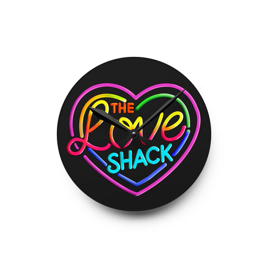 Neon Heart Wall Clock | Love Shack Decor