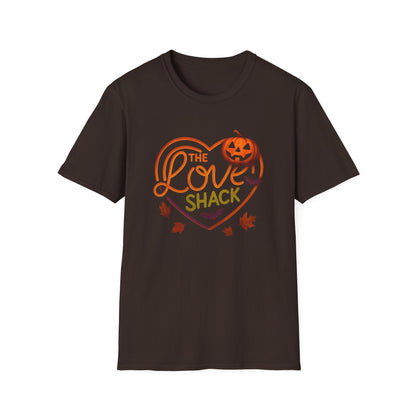 Fall-Themed Unisex T-Shirt: The Love Shack