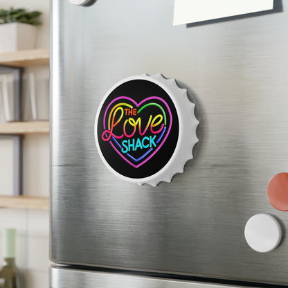 Neon Heart Bottle Opener