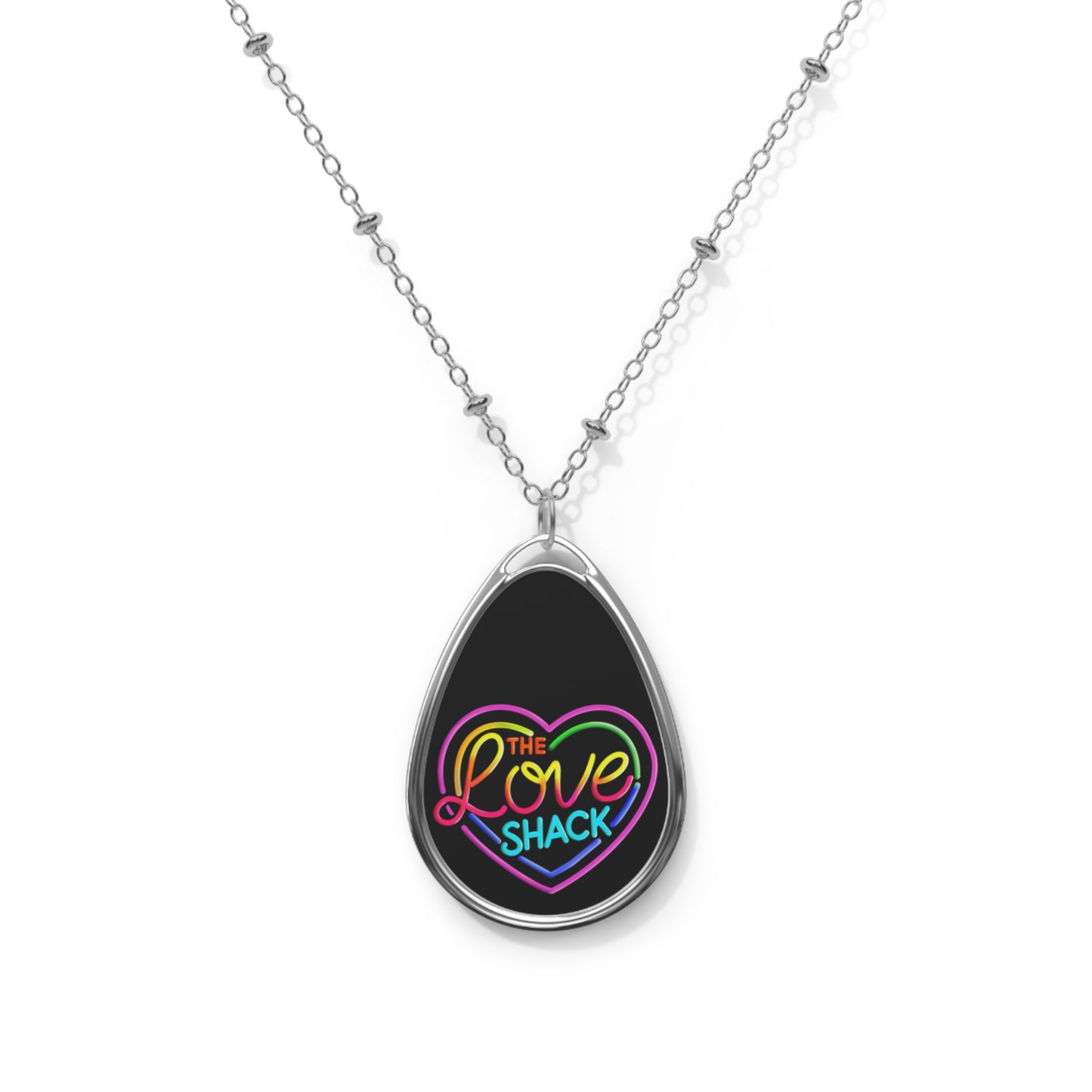 Love Shack Oval Necklace