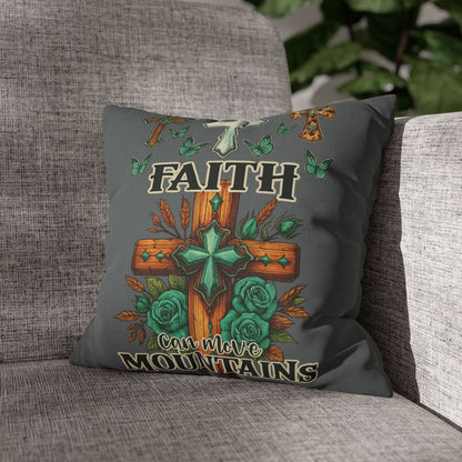 Faith-Inspired Square Pillowcase