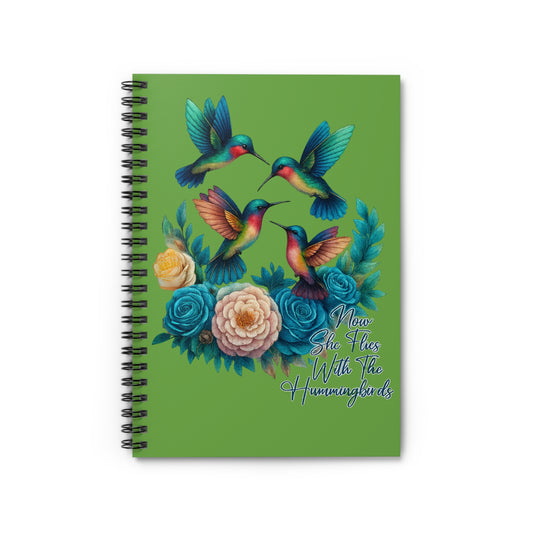 Colorful Hummingbird Spiral Notebook