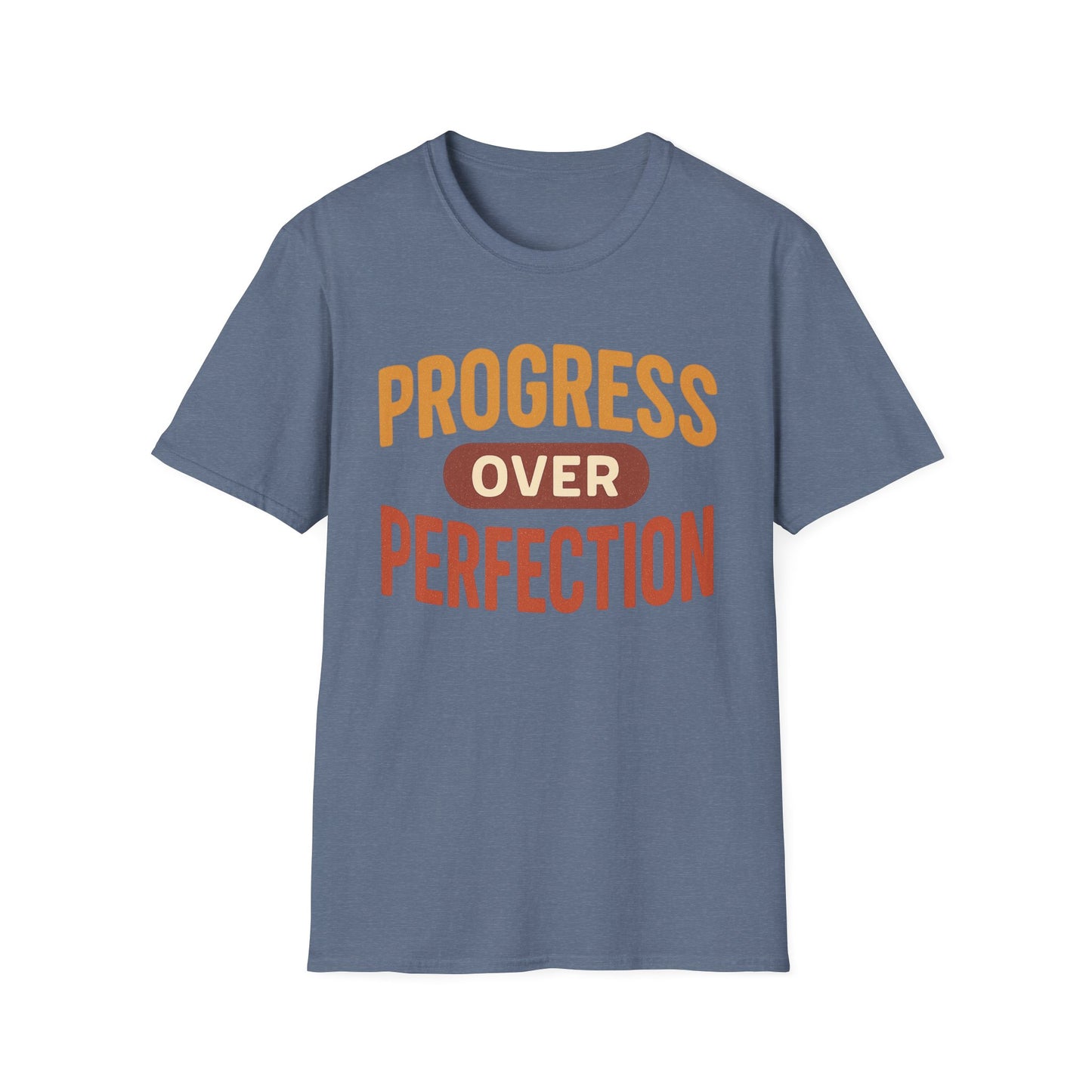 Motivational T-Shirt - Progress Over Perfection