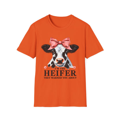 Cute Cow Graphic Tee - I'm the Heifer
